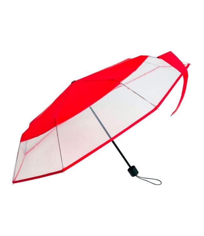 Falconetti Opvouwbaar Transparant/Rood online kopen? Paraplu